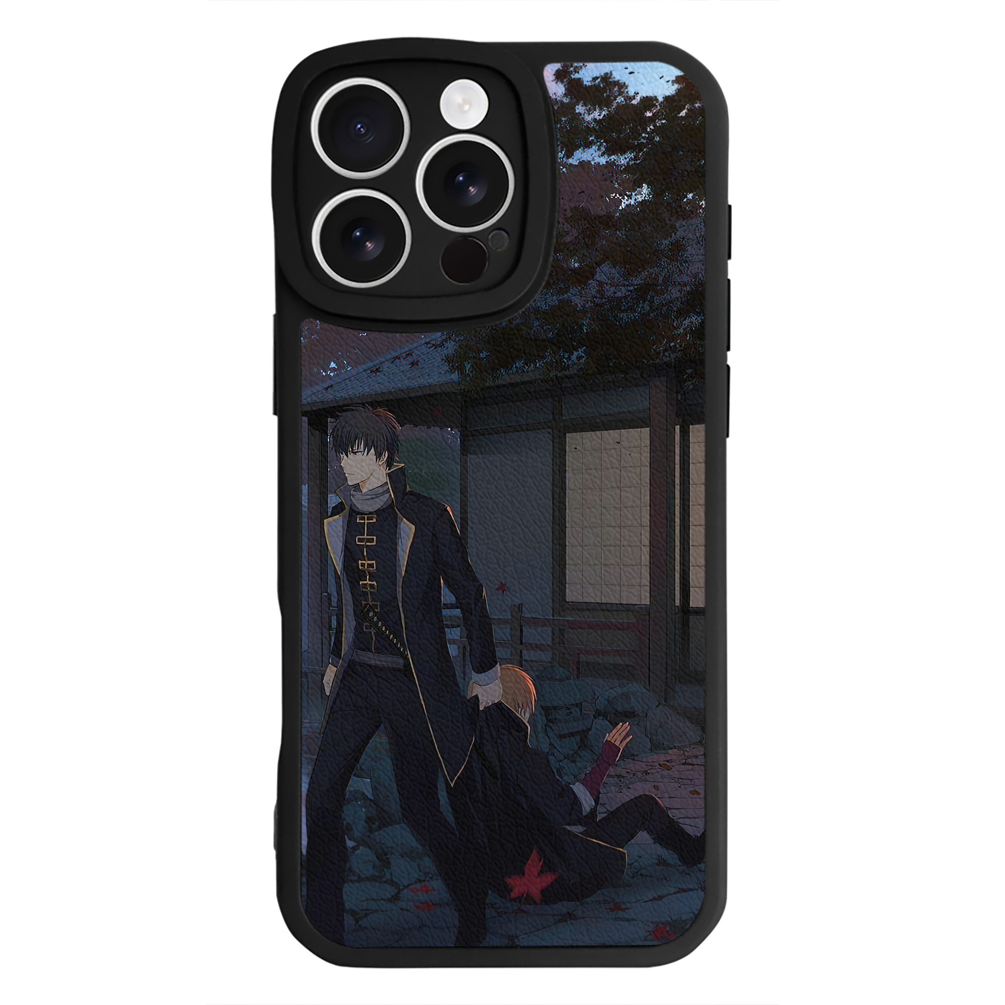 （画像用） ぎんたま 坂田銀時（さかたぎんとき） 神楽 志村新八（しむら しんぱち） GINTAMA Sakata Gintoki Kagura Shimura Shinpachi 【iPhone 16シリーズ対応】シリコンスマホケース（レザー調） 材質：シリコン